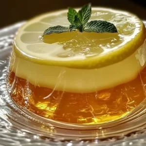 Colorful dessert made using the gelatin trick recipe