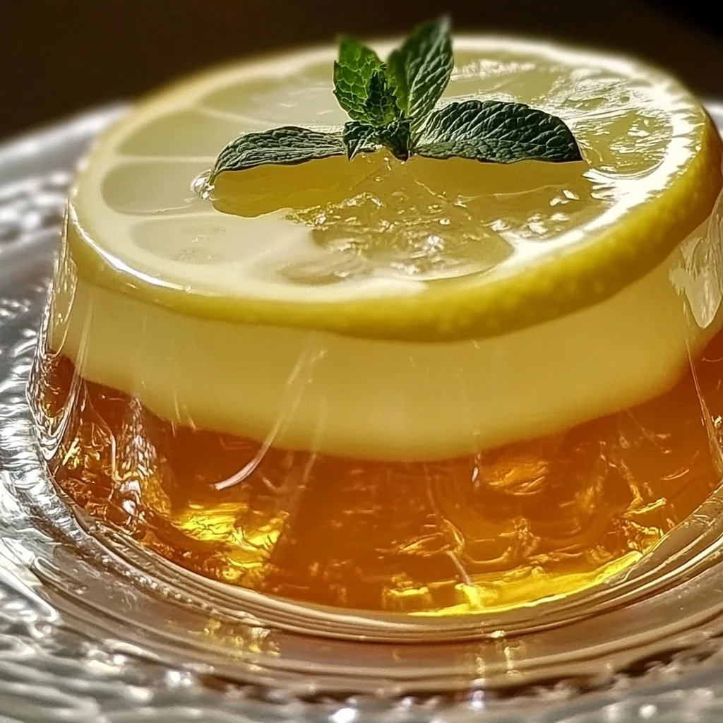 Colorful dessert made using the gelatin trick recipe