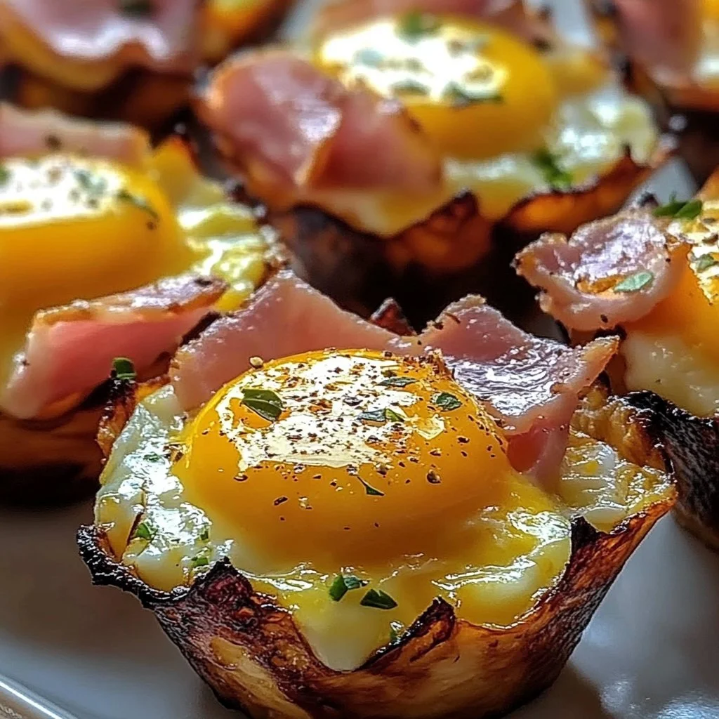 Ham and Eggs Cups