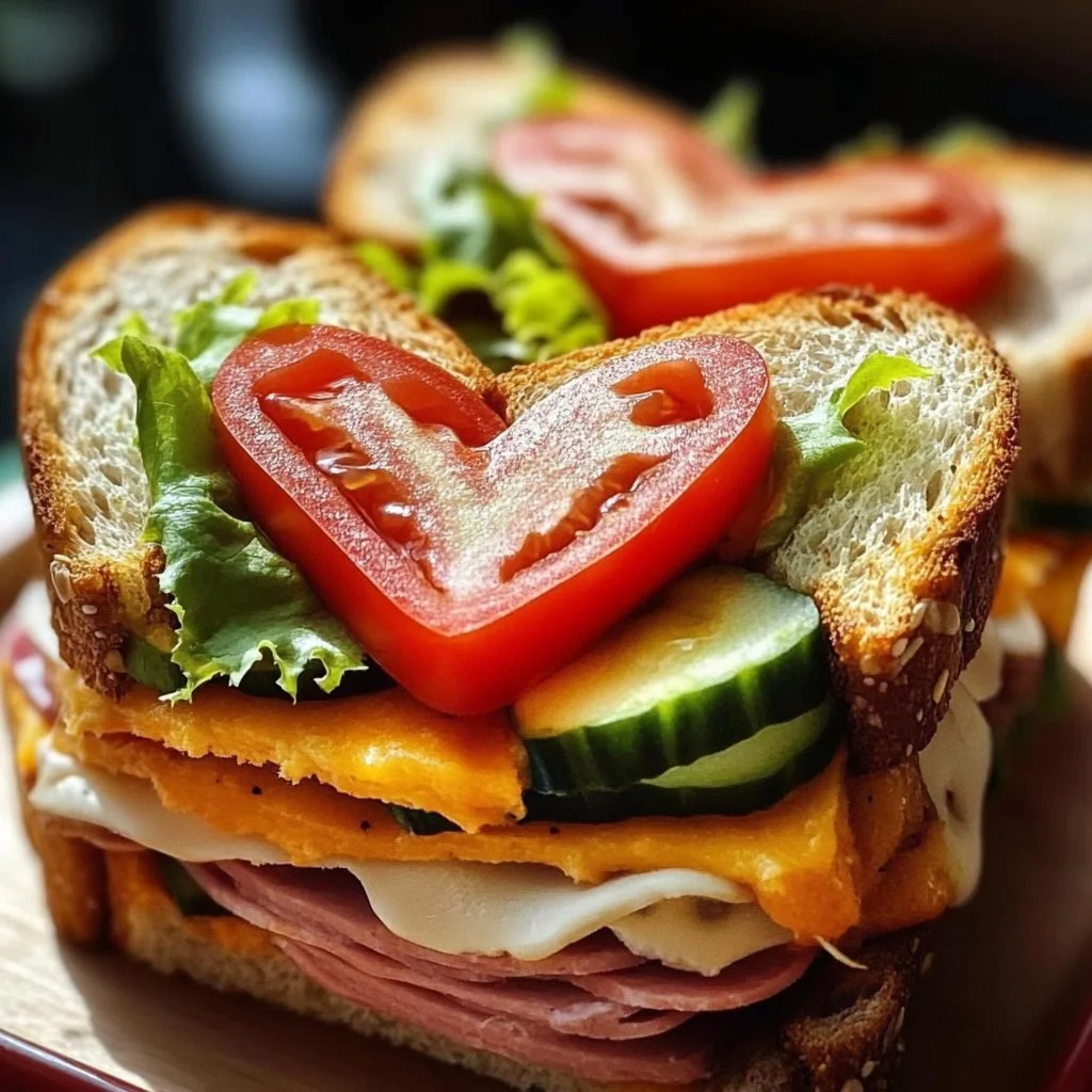 Heart-Shaped Sandwiches