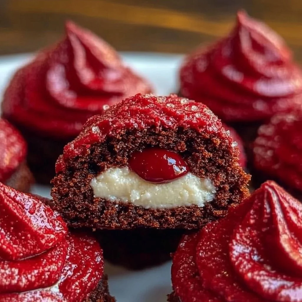 Hershey's Red Velvet Blossoms