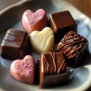 Delicious homemade Japanese Valentine's chocolate ready to be gifted