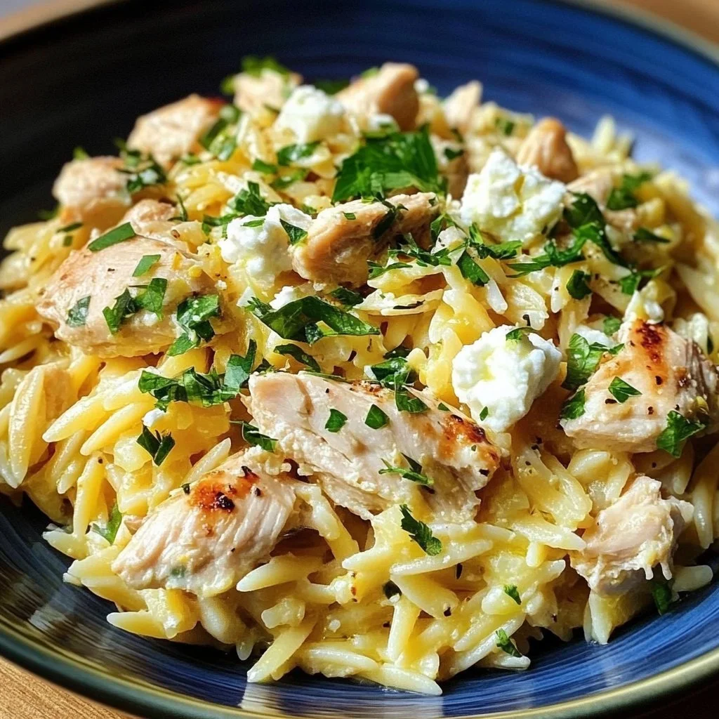 Lemon Feta Chicken Orzo: 7 Steps to Culinary Bliss