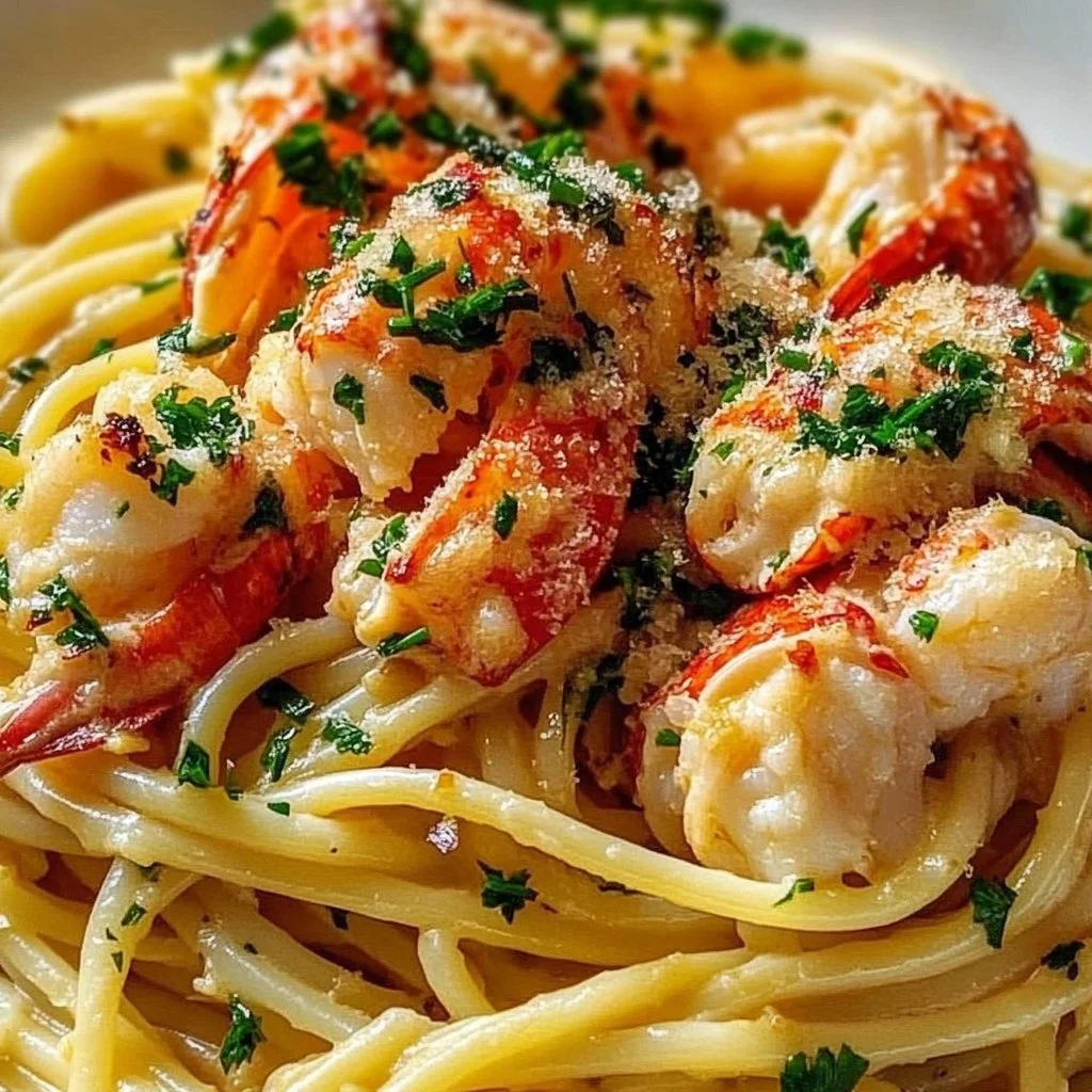 Lobster Scampi Linguini