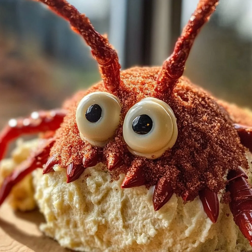 A creatively designed lobster cake perfect for seafood-themed celebrations.