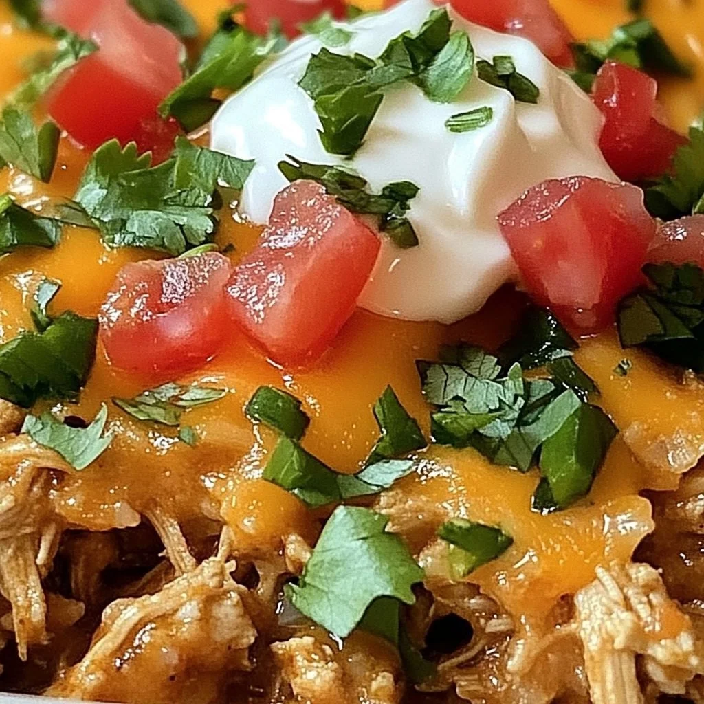 Low Carb Chicken Taco Casserole