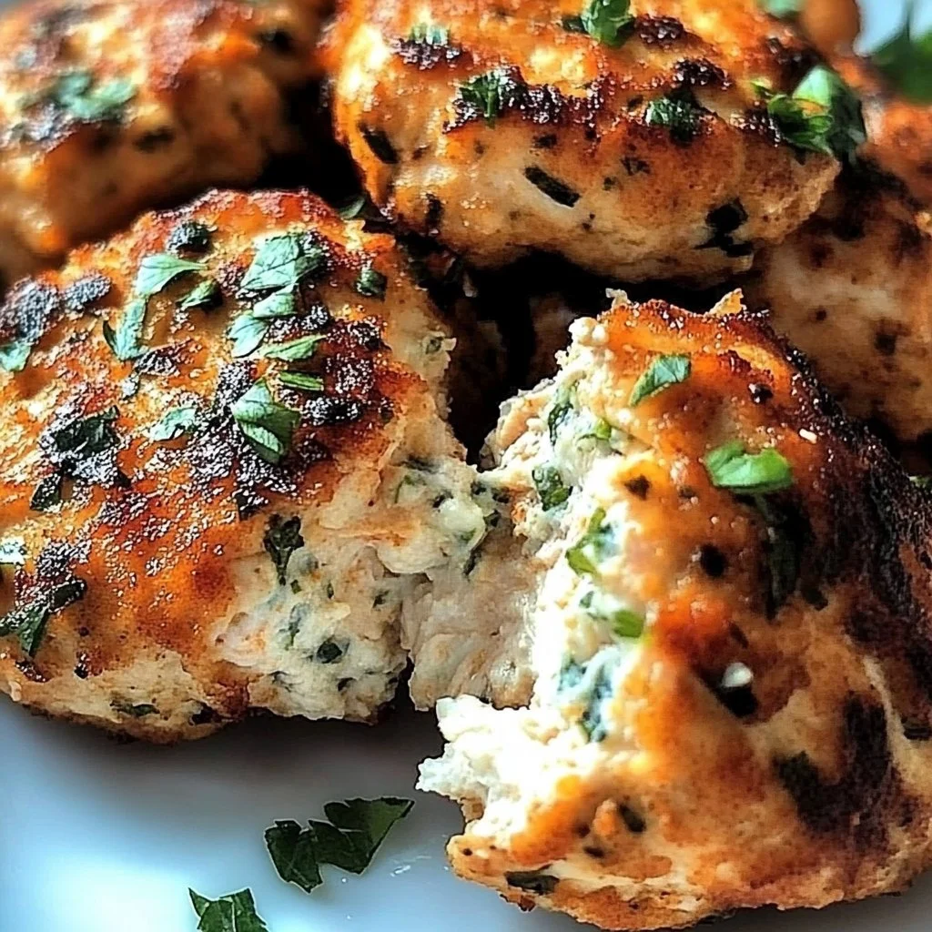 Mediterranean Chicken Patties