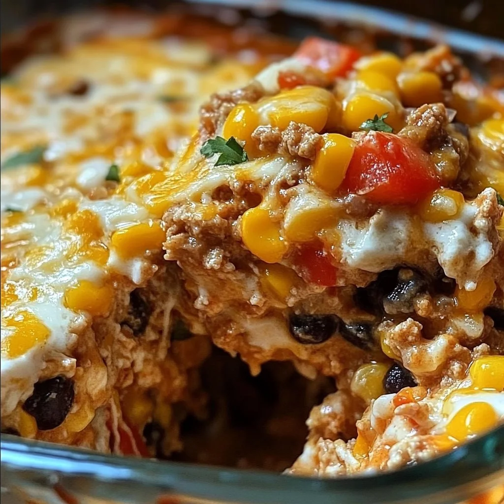 Mexican White Trash Casserole: 7 Comforting Layers of Yum