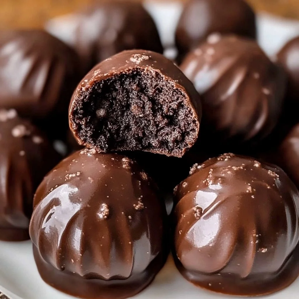 Delicious no-bake Oreo Balls ready to serve, perfect for desserts or parties.