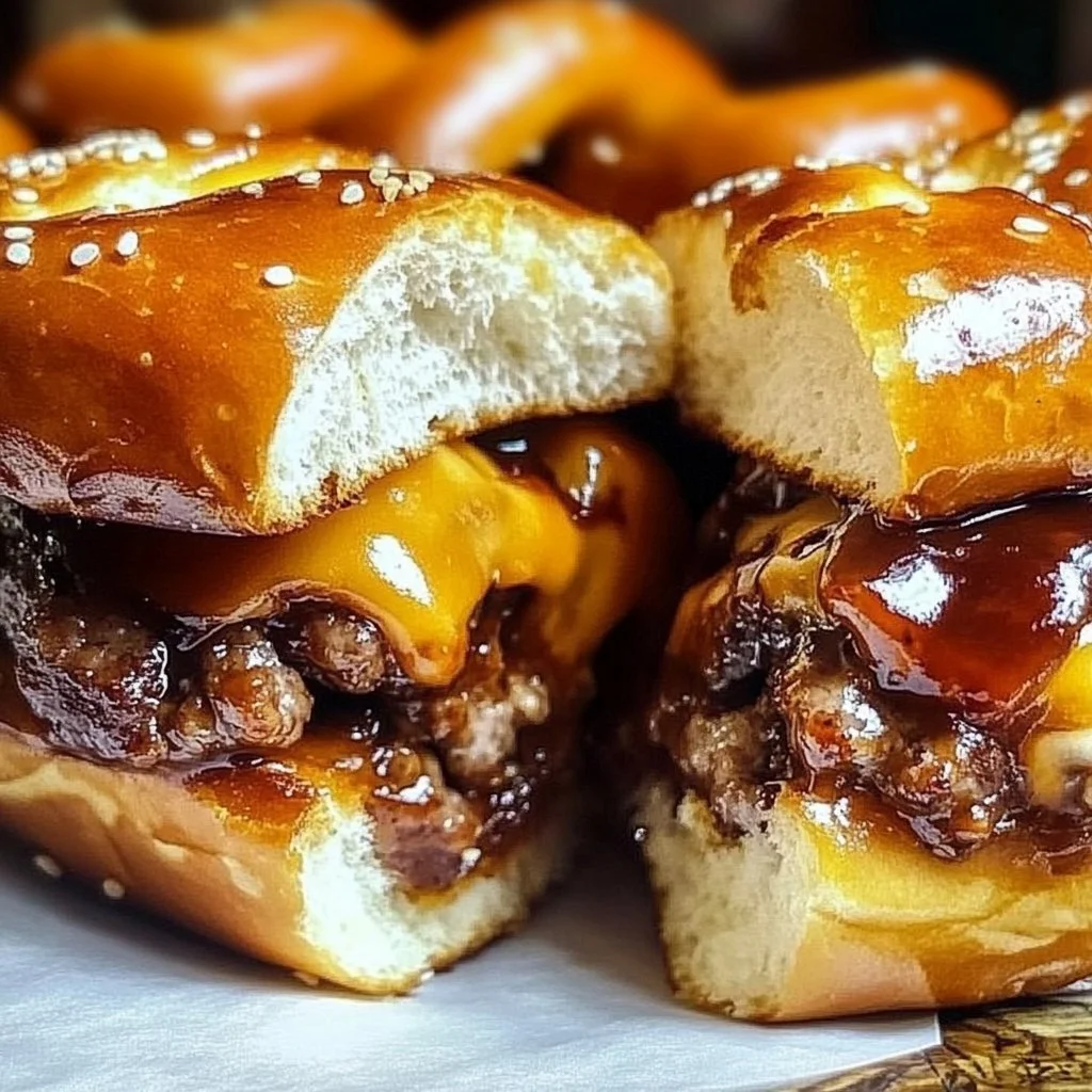 Pretzel Cowboy Sliders