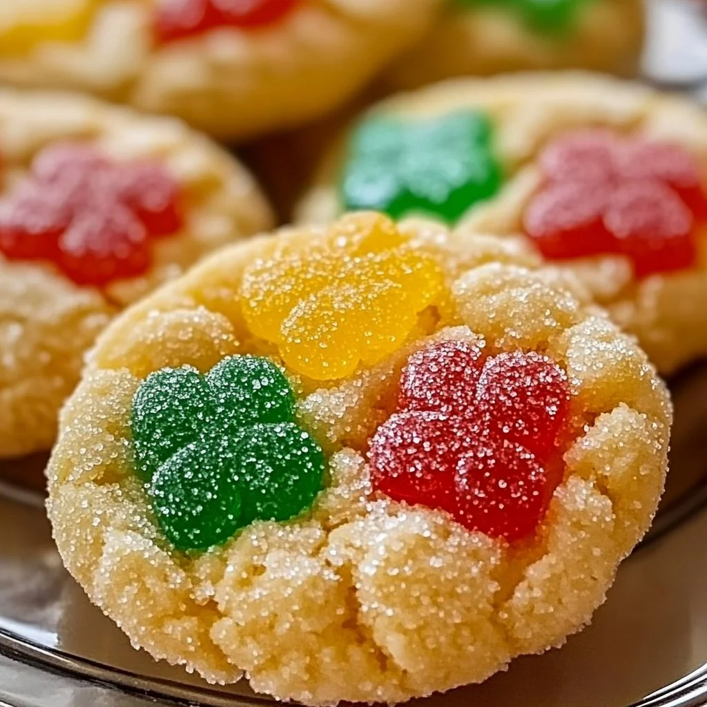Retro Christmas Gumdrop Cookies