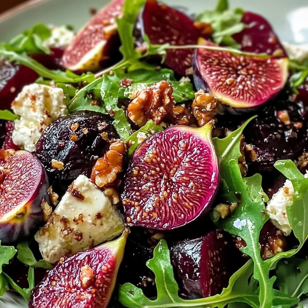 Roasted Beet and Fig Salad