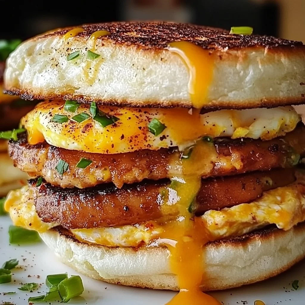 Spicy Chipotle Egg Breakfast Sandwiches