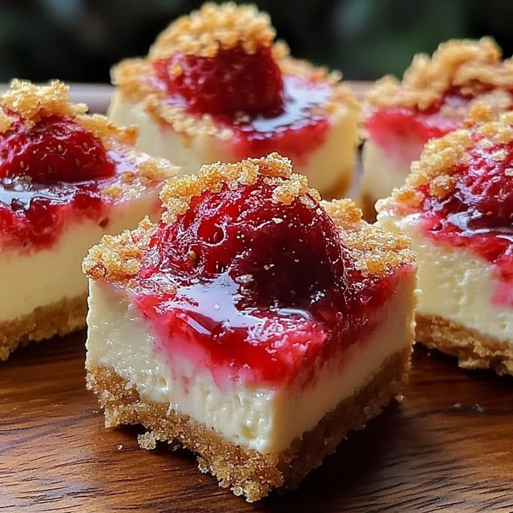 Strawberry Crunch Cheesecake Bites