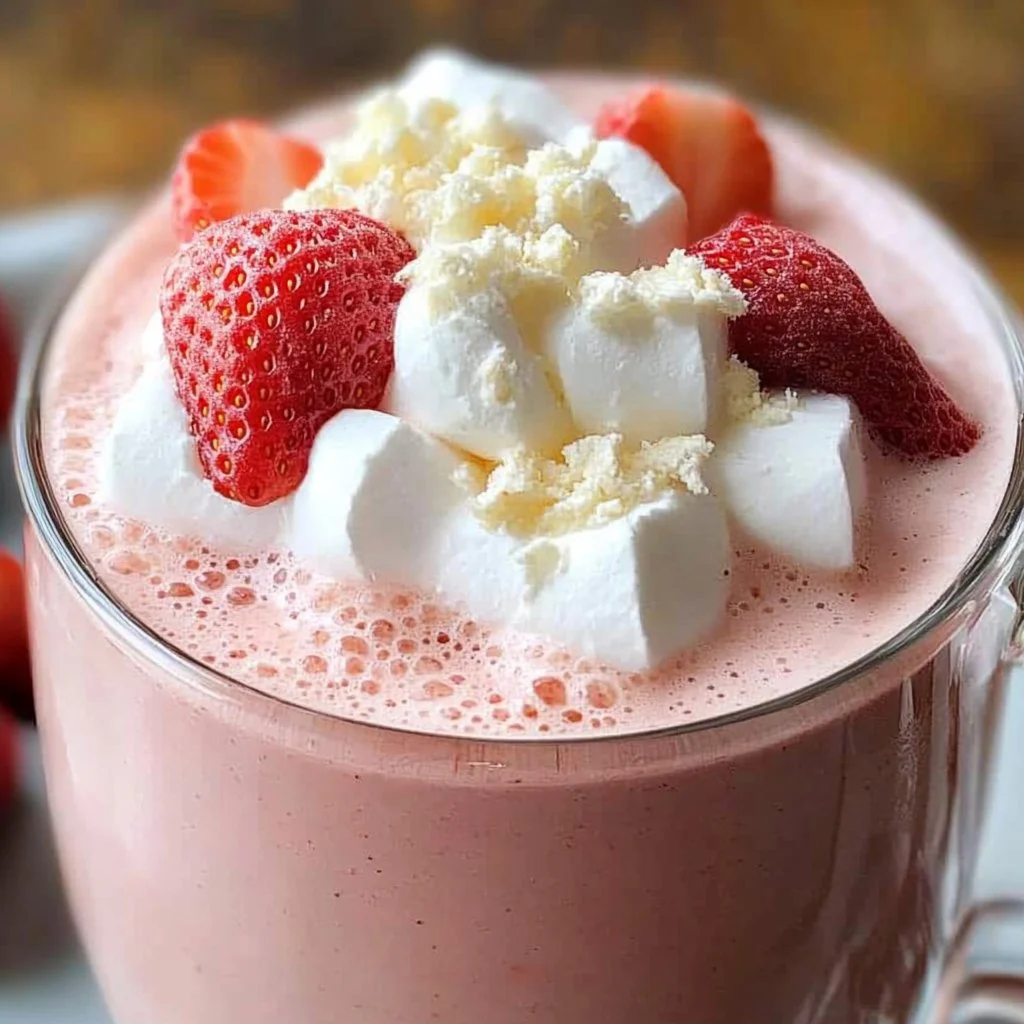 Strawberry Hot Chocolate