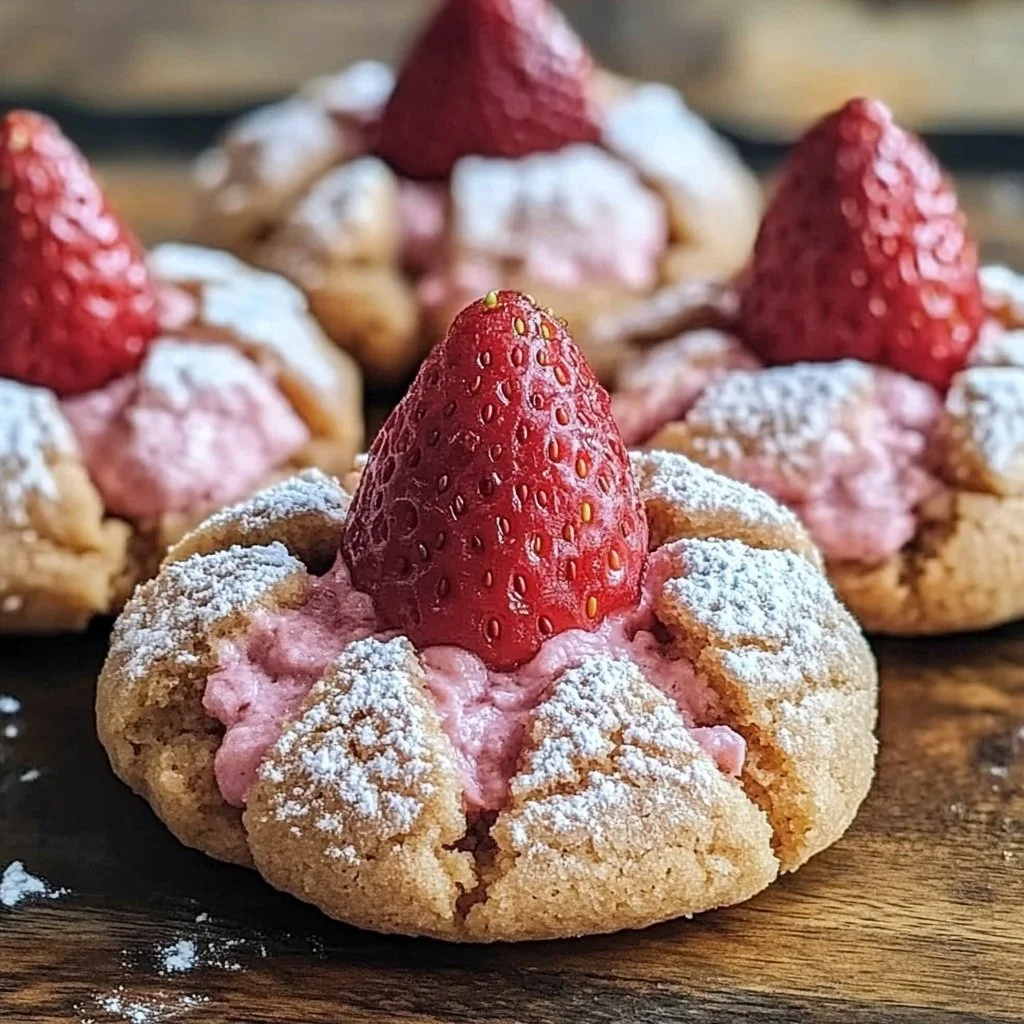 Strawberry Kiss Cookies
