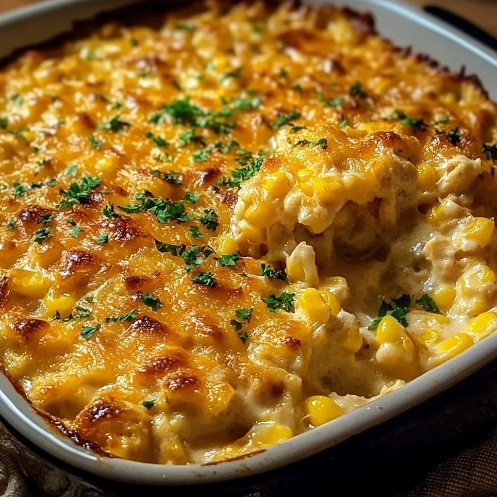 Street Corn Chicken Casserole
