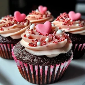Cute Valentine ring cupcakes decorated for a romantic celebration.