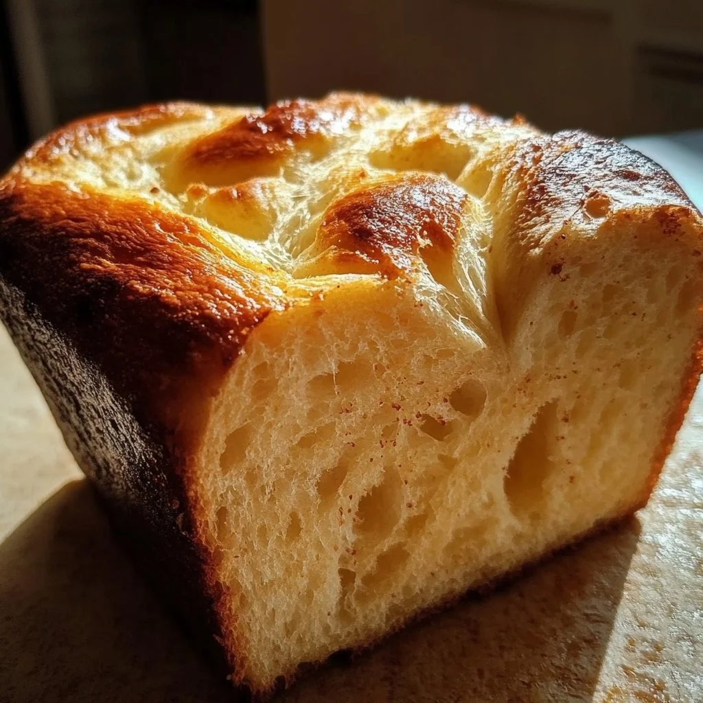 Freshly baked Valentine's Bread shaped as heart for a romantic celebration.