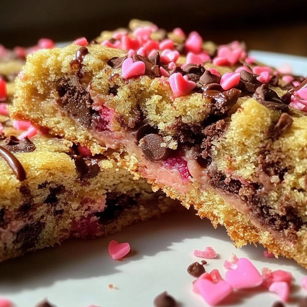 Valentine's Cookie Cake