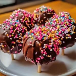 Valentine's Day themed cake pops decorated with hearts and pink icing