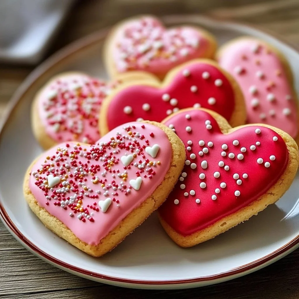 Valentine's Day Decorated Cookies