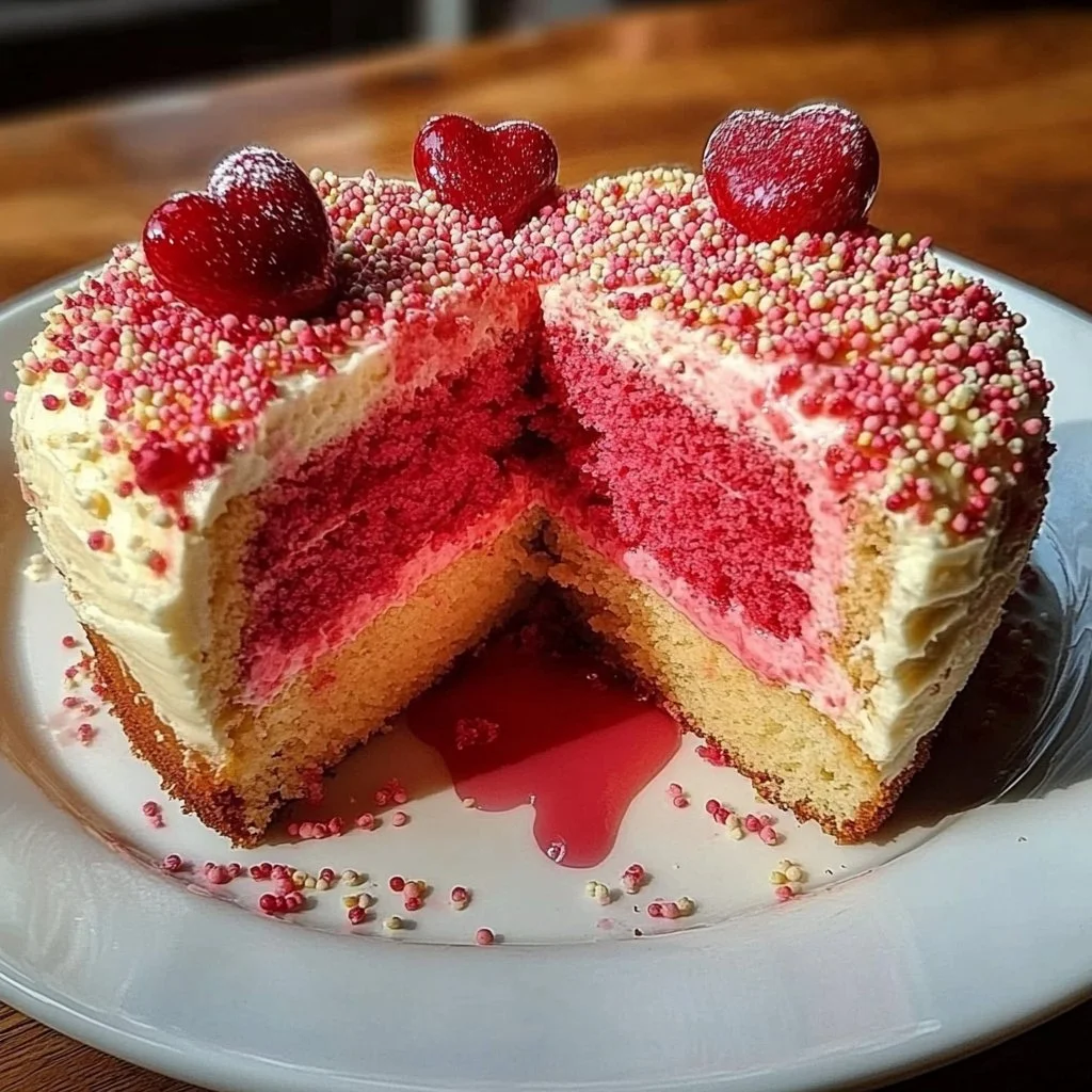 Valentine's Day Heart-Shaped Cakes