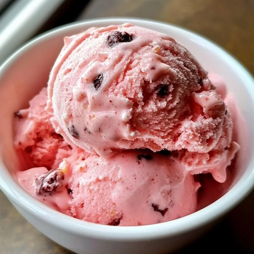 Valentine's Day themed ice cream with heart-shaped toppings and decorations