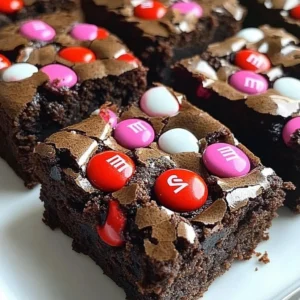 Valentine&rsquo;s MM Brownies
