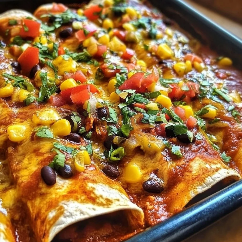 Vegetarian Black Bean Enchiladas: 7 Flavors That Thrill