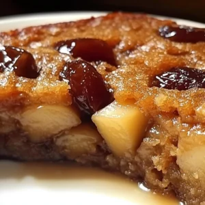 Delicious Apple Date Brown Butter Cake topped with fresh apples and a buttery glaze