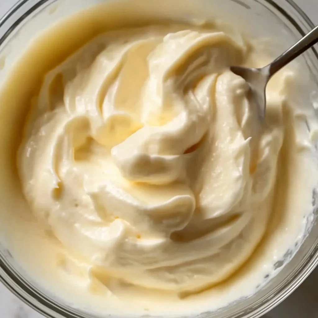 Delicious bowl of Bavarian Cream dessert with creamy texture and garnished fruits