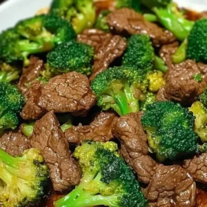 Beef and Broccoli Sheet Pan dinner with vibrant vegetables and savory beef strips.