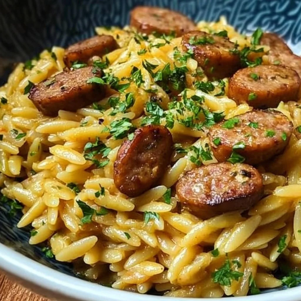 Chicken Sausage Orzo