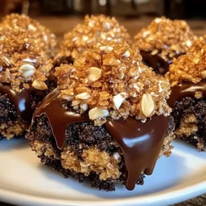 Bowl of deliciously crunchy Oreo Krispies topped with chocolate and sprinkles