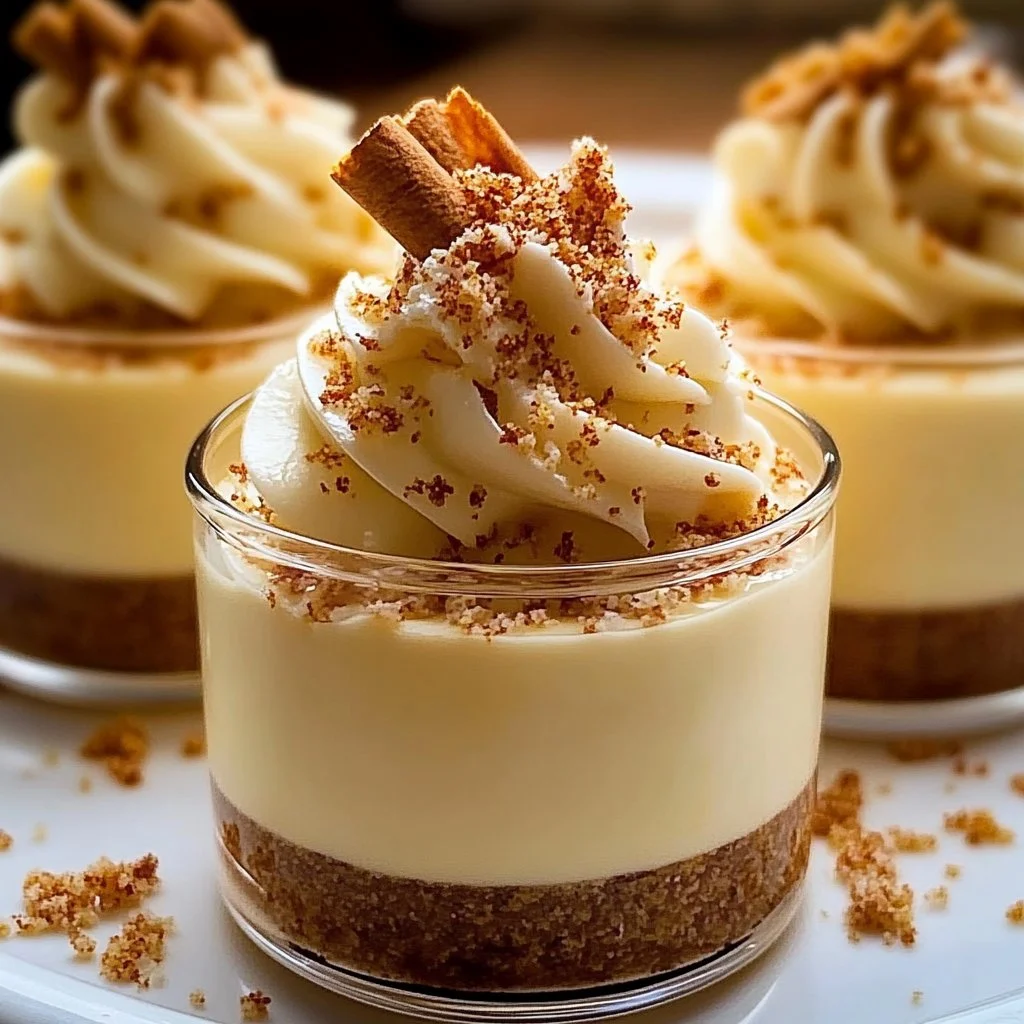Eggnog Mousse Cups