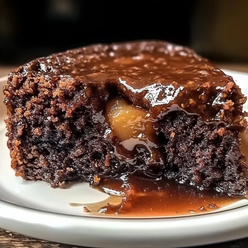 Moist Apple Date Molasses Cake with a spicy twist, perfect for dessert lovers