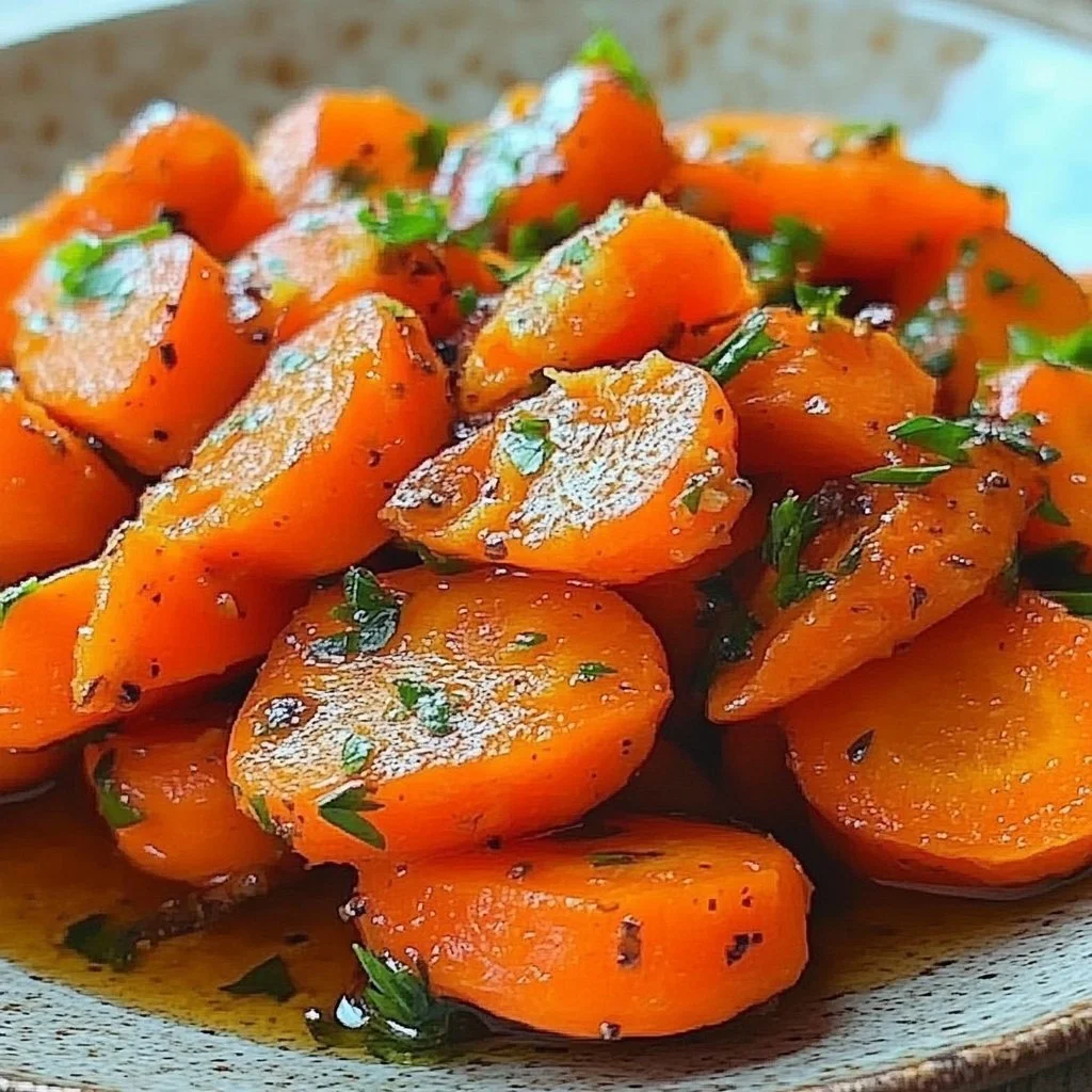 Delicious smashed carrots served in a bowl, ready to enjoy.