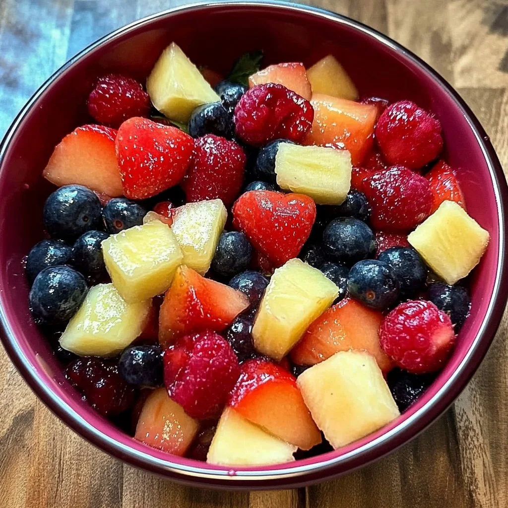 Valentine's Day Fruit Salad