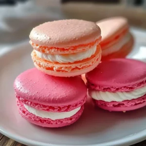 Assorted Valentine's Day Macarons in heart-shaped designs and vibrant colors