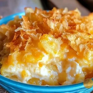Delicious cheesy potatoes recipe for a comforting side dish.