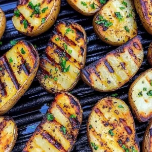 Delicious grilled potatoes recipe with seasoning for summer barbecues