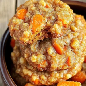 Irresistible carrot cake cookies baked to perfection with spices and frosting