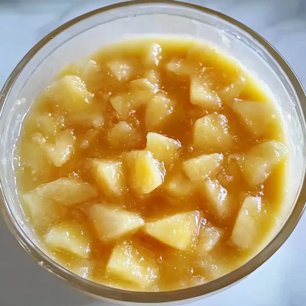 Delicious pineapple cake filling ready for cake decoration and topping.