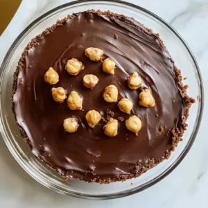 Delicious Chocolate Hazelnut Cake filling ready for baking and decorating