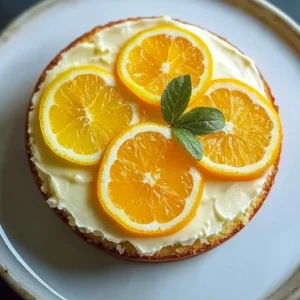 Deliciously moist Citrus Sour Cream Cake topped with citrus glaze