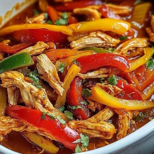 Delicious crockpot chicken fajitas served with fresh toppings