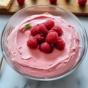 Delicious raspberry mousse filling for cakes and desserts