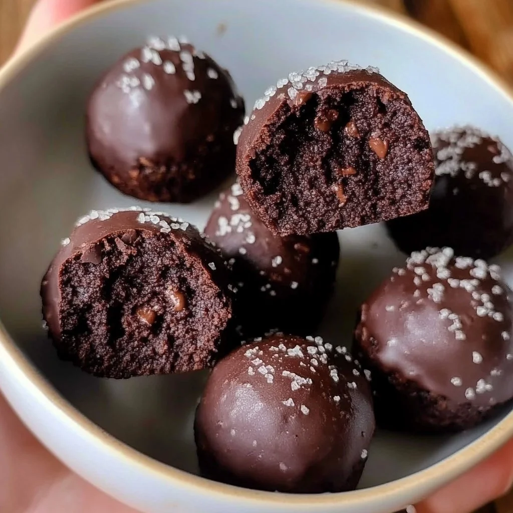 Viral healthy brownie balls - gluten-free and high protein treat